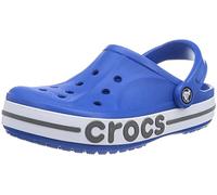Crocs Bayaband - Zuecos unisex para adultos, color cobalto brillante/gris pizarra (Bright Cobalt/Slate Grey), talla 36-37 europea, 6 Women/4 Men