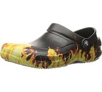 Crocs Bistro Graphic Clog, Zuecos Unisex adulto, Black 5555, 46/47 EU
