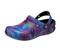 Crocs Bistro Work Graphic Clog, Zuecos Unisex Adulto, 42/43 EU, Black/Black