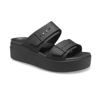 Crocs Brooklyn Buckle Bajo Wedge Zapatos Sandalias Mujer Cuña Casual Mulo Cierre