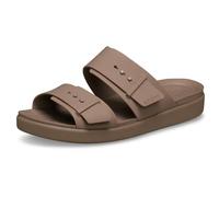 Crocs Brooklyn Buckle Low, Sandalias con cuña Mujer, Beige, 42 EU