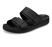Crocs Brooklyn Buckle Low , Sandalias Mujer, Negro, 41/42 EU