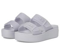 Crocs Brooklyn Bucklefrostedlowwedge, Sandalias Mujer, Luna Morada, 34/35 EU
