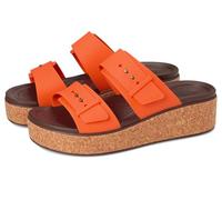 Crocs Brooklyn Cork Buckle, Sandalias Mujer, Topacio, 34/35 EU