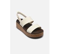 Crocs Brooklyn Cork Low Wedge 37 - 38 Blanco