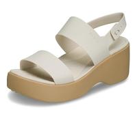 Crocs Brooklyn Sky Sandalia de tacón para mujer, Frappé/Anacardo, talla 9, Frappé Anacardo, 42/43 EU