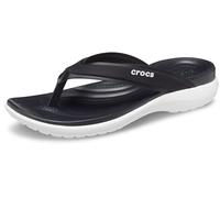 Crocs Capri V Sporty Flip W Mujer Infradito, Negro (Black), 37/38 EU