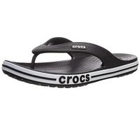 Crocs Chanclas Bayaband, Chanclas De Dedo, Chanclas Hombre, Chanclas Mujer. Cómodas, Ligeras, Resistentes Al Agua Y De Secado Rápido. 38-39 Eu Black/White