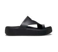 Crocs Mujer Getaway Platform Toe Loop Sandalia, Black, 41/42 EU