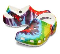 Crocs Clásico Tie Dye Gráfico Zueco Multi Unisex Talla 9 Mujeres 7 Hombres