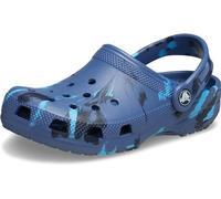 Crocs Classic Clog K, Zuecos Unisex niños, Marbled Navy Multi, 32/33 EU