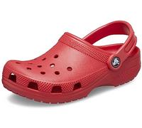 Zuecos crocs classic varsity rojo infantil 33 - 34
