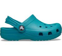 Crocs Classic Clog T, Zuecos Unisex niños, Turbo Verde Azulado, 23/24 EU