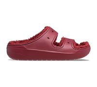 Crocs Classic Cozzzy Sandals, Fuzzy Slippers and Slides, Sandalias deslizantes Unisex Adulto, Granates, 37 EU