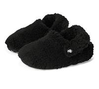 Crocs Classic Cozzzy Slipper T, Pantuflas Unisex niños, Negro, 23/24 EU