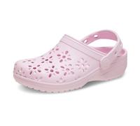 Crocs Classic Floral Cut Out Clog K 28 - 29 Rosa