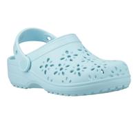 Crocs Classic Floral Cut Out Clog T, Zuecos Unisex niños, Aquamarine, 20/21 EU