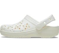 Crocs Classic Floral Cut Out Clog T, Zuecos Unisex niños, Chalk, 22/23 EU