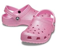 Crocs Classic Glitter Clog T, Zuecos Unisex niños, Tweed Rosa Con Purpurina, 27/28 EU