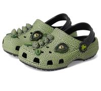 Crocs Classic Iam Scary Dino Clog T, Zuecos Unisex niños, Negro, 25/26 EU