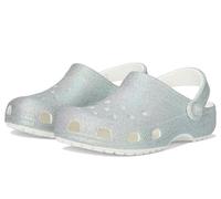 Crocs Classic Iridescent Glitter Cgk, Zuecos Unisex niños, Blanco, 33/34 EU