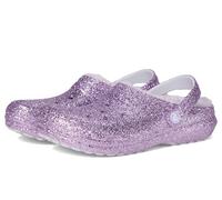 Crocs Classic Lined Chunky Glitter Clog T, Zuecos Unisex niños, Luna Morada, 27/28 EU