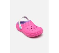 Crocs Unisex Niño Classic Lined Clog K Zueco, Pink Crush/Multi, 28/29 EU