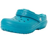 Crocs Classic Lined Clog K, Turbo Teal, 1 UK, Turbo Verde Azulado, 32/33 EU
