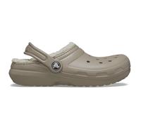 Zuecos Crocs Classic Lined Clog K Infantil Hongo/Hueso 32 - 33