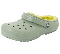 Crocs Classic Lined Clog K, Zuecos Unisex niños, Moss, 30/31 EU