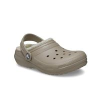 Crocs Classic Lined Clog T, Zuecos Unisex niños, Hueso de Hongo, 24/25 EU