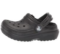 Crocs Classic Lined Clog T, Zuecos Unisex niños, Negro, 24/25 EU