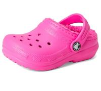 Crocs Classic Lined Clog T, Zuecos Unisex niños, Pink, 23/24 EU