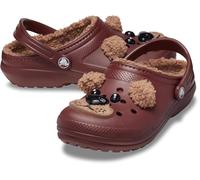 Crocs Classic Lined I Am Clogs (Little Kid/Big Kid) Obstrucción para niños Unisex, Dark Clay/Brown Bear, 21.5 cm