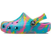 Crocs - Classic Marbled Clog K, Obstrucción, Digital Aqua/Multi,