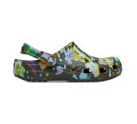 Crocs Classic Painted Floral Clog W, Size 34 EU BKSD - Black Sand 34, Bksd Black Sand, 34 EU