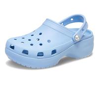 Crocs Classic Platform Clog W - Zuecos para Mujer, Calcita Azul, 41/42 EU