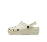 Crocs Zuecos Classic Platform Clog para mujer 42-43 EU Bone