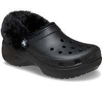 Crocs Classic Platform Fuzz Lined Clog W 36 - 37 Negro
