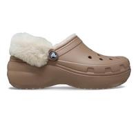 Crocs Classic Platform Fuzz Lined Clog W 37 - 38 Beige