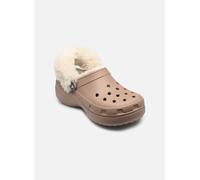 Crocs Classic Platform Fuzz Lined Clog W 41 - 42 Beige