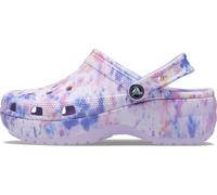 Crocs Classic Platform Tie Dye Graphic Clog W