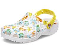 Crocs Classic Pokemon 2 Clog Obstrucción Unisex Adulto,White Multi,41/42 EU