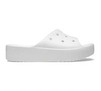 Crocs Classic Slide | Platform Sandals, Mujer, White, 38 EU