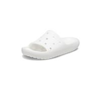 Crocs Classic Slide V2 Chanclas Unisex adulto, Blanco, 38/39 EU
