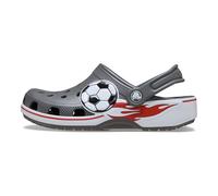 Crocs Classic Soccer Band Clog K, Zuecos Unisex niños, Gris, 37/38 EU