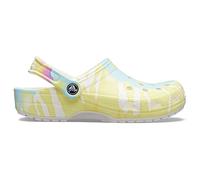 Crocs Classic Tie-dye Clogs, Zuecos Unisex adulto, White Multi, 43/44 EU