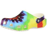 Crocs Classic Tie-Dye Graphic Clog T, Zuecos, Unisex niños, Multi, 19/20 EU