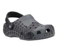 Crocs Classic Tire Print Clog K, Zuecos Unisex niños, Gris, 29/30 EU