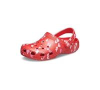 Crocs Unisex Niño Classic VDay Clog T Zueco, Cherry Red, 24/25 EU